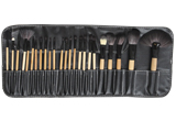 ESTUCHE DE BROCHAS P/MAQUILLAJE C/24 PZAS COL.SURT