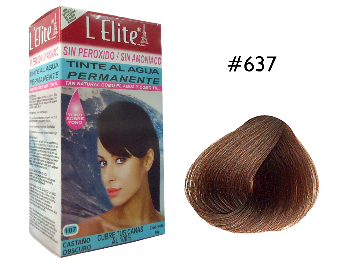 TINTE L ELITE #637 RUBIO CENIZO CLARO 10 GR