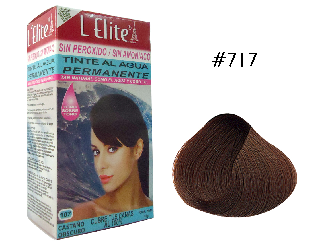 TINTE L ELITE #717 RUBIO OSCURO DORADO  10 GR.