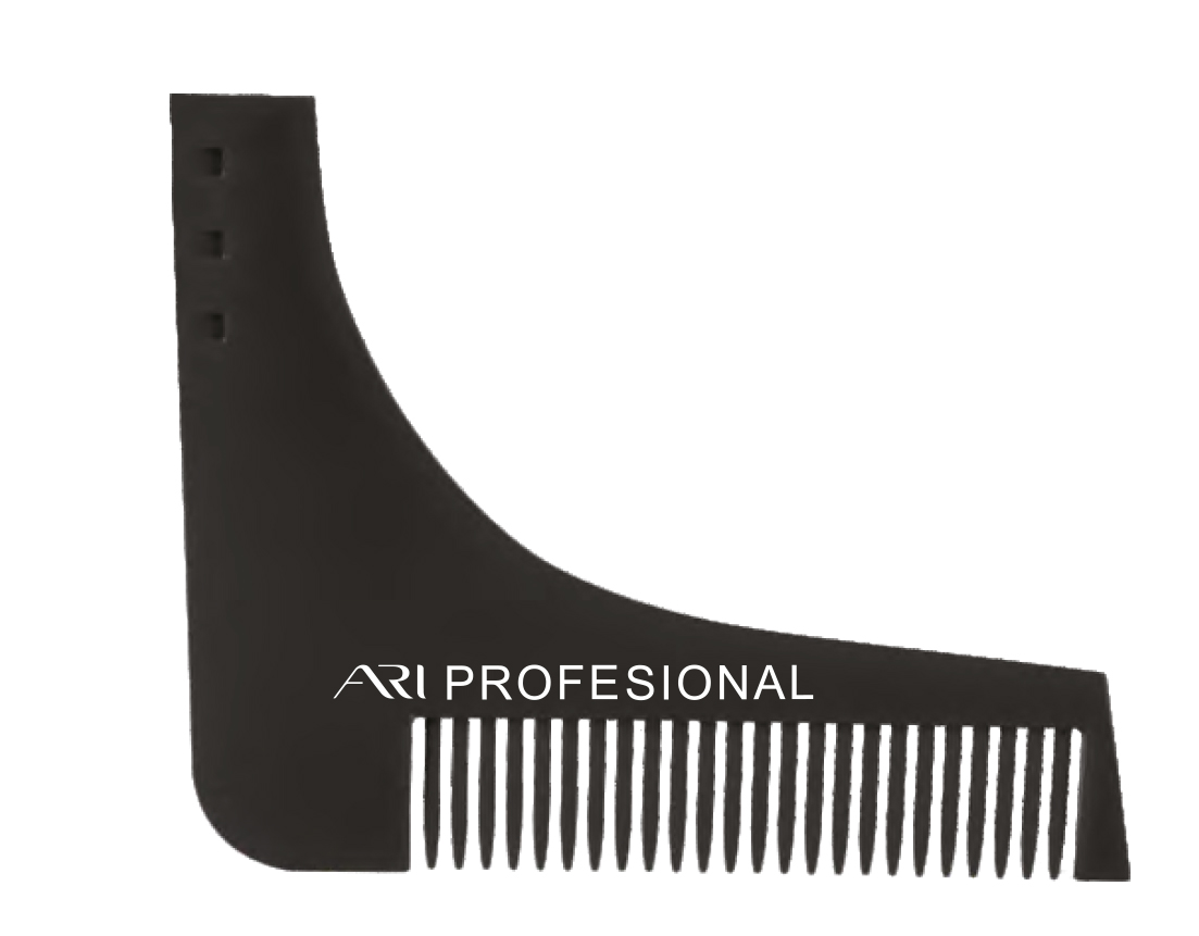 PEINE DELINEADOR P/BARBA PLASTICO ARI ABS-01439