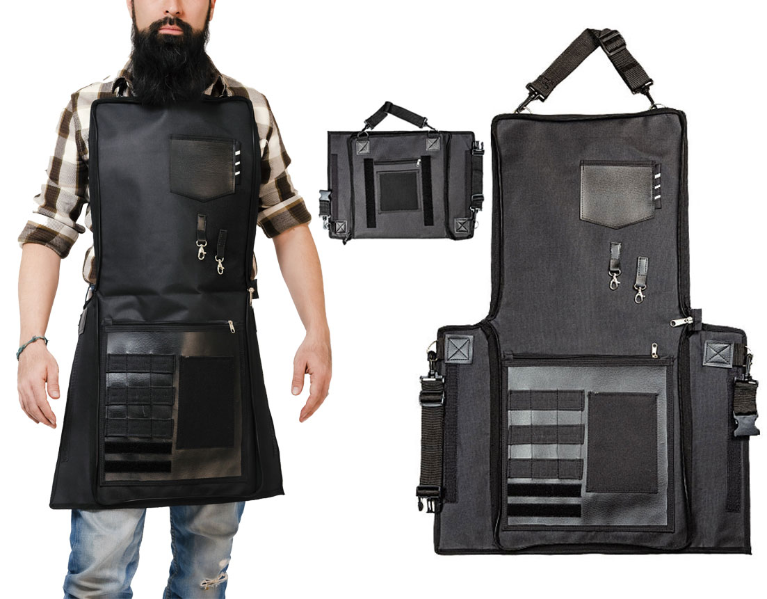 MANDIL P/BARBERO NEW YORK BAG NEGRO BTS-NY-05