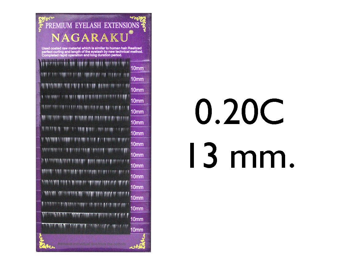 PESTAÑA NAGARAKU 0.20C 13 MM