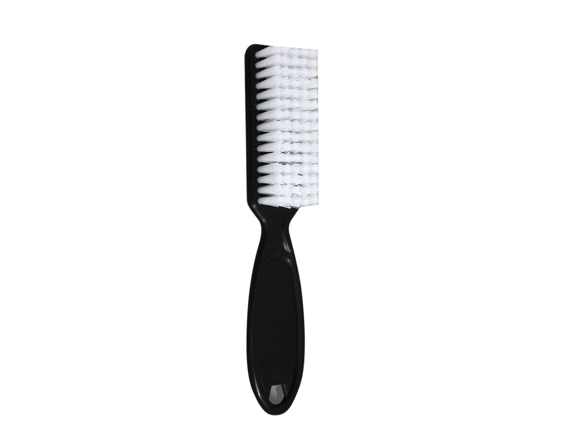 CEPILLO NEGRO BARBERIA NAYLON BLANCO