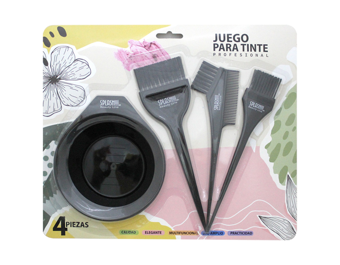 JGO P/APLICAR TINTE C/4PZ SPLASH 1259-00