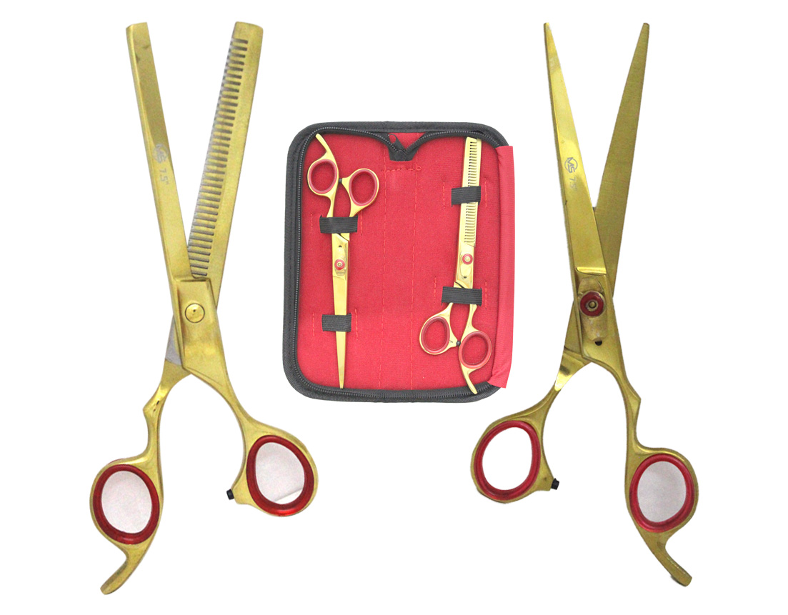 ESTUCHE C/2 PZ PELUQ/ENTRE DORADA 7.5" MS411