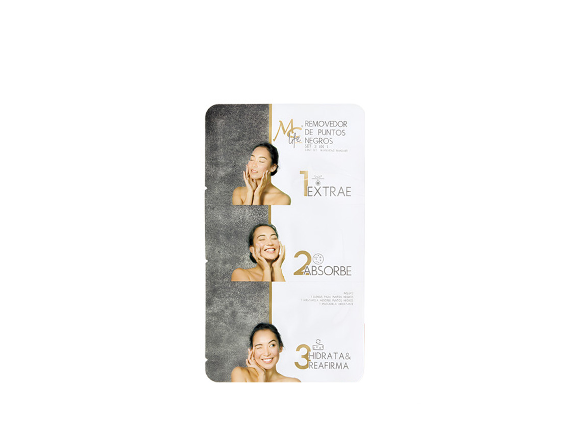 MC LIFE REMOVEDOR DE PUNTOS NEGROS SET3 EN 1