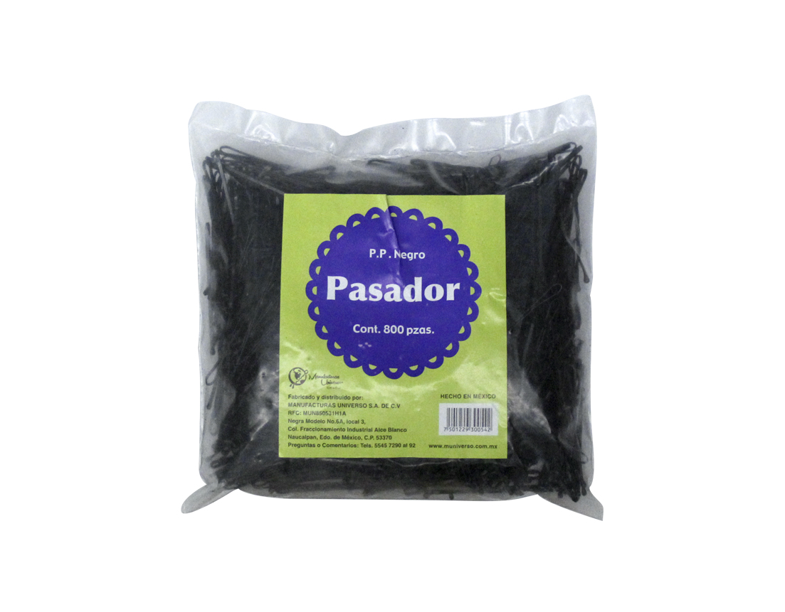 BOLSA  PASADOR NEGRO C/800 PZS
