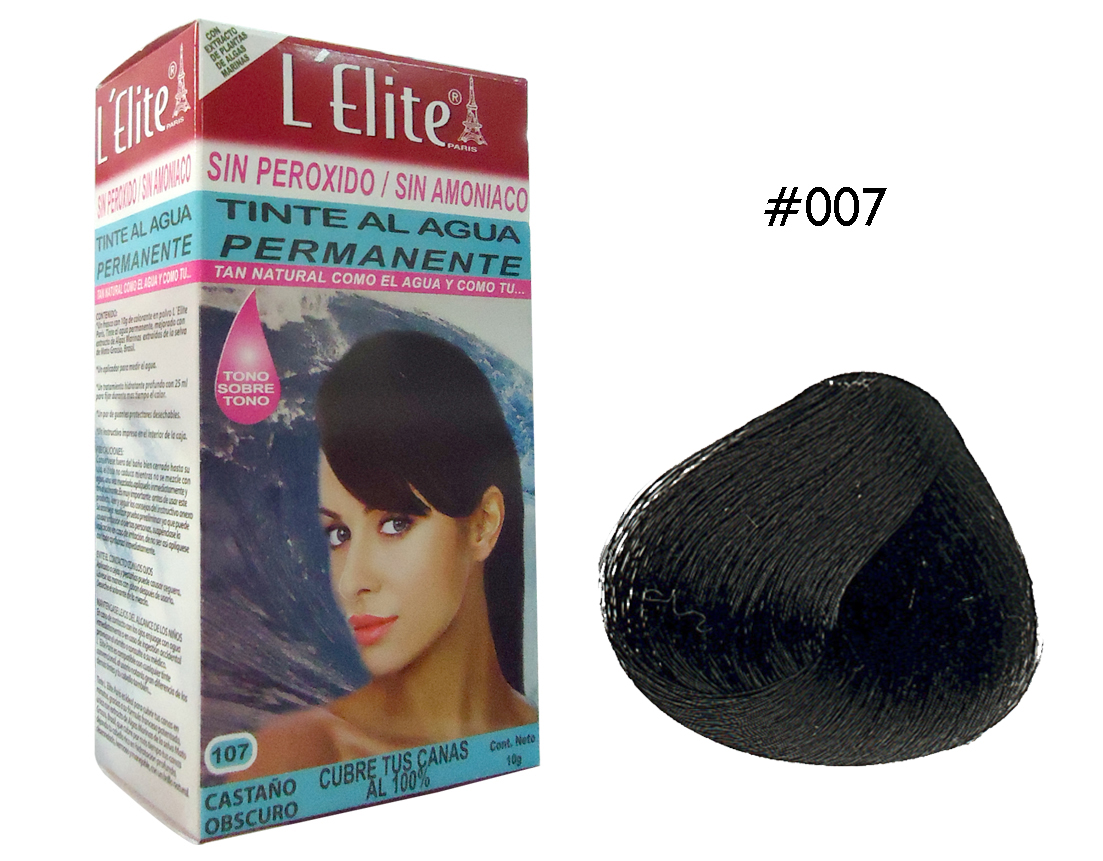 TINTE L ELITE #007 NEGRO NAT 10 GR