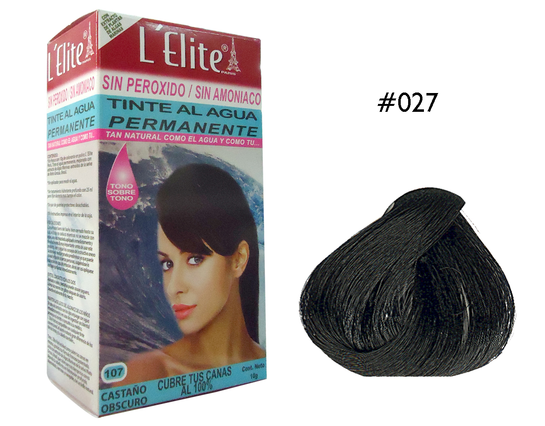 TINTE L ELITE #027 NEGRO AZA. 10 GR