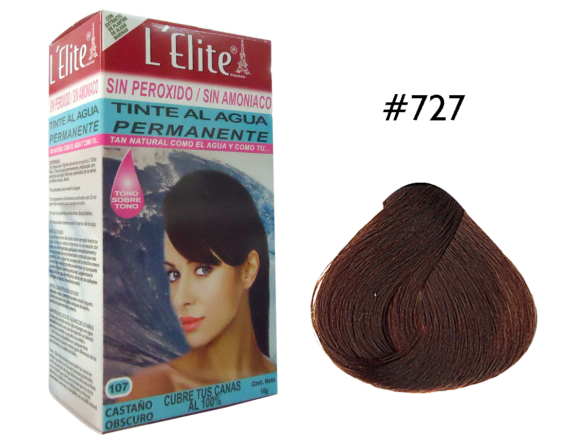TINTE L ELITE #727 CASTAÑO CLARO COBRIZO 10 GR.