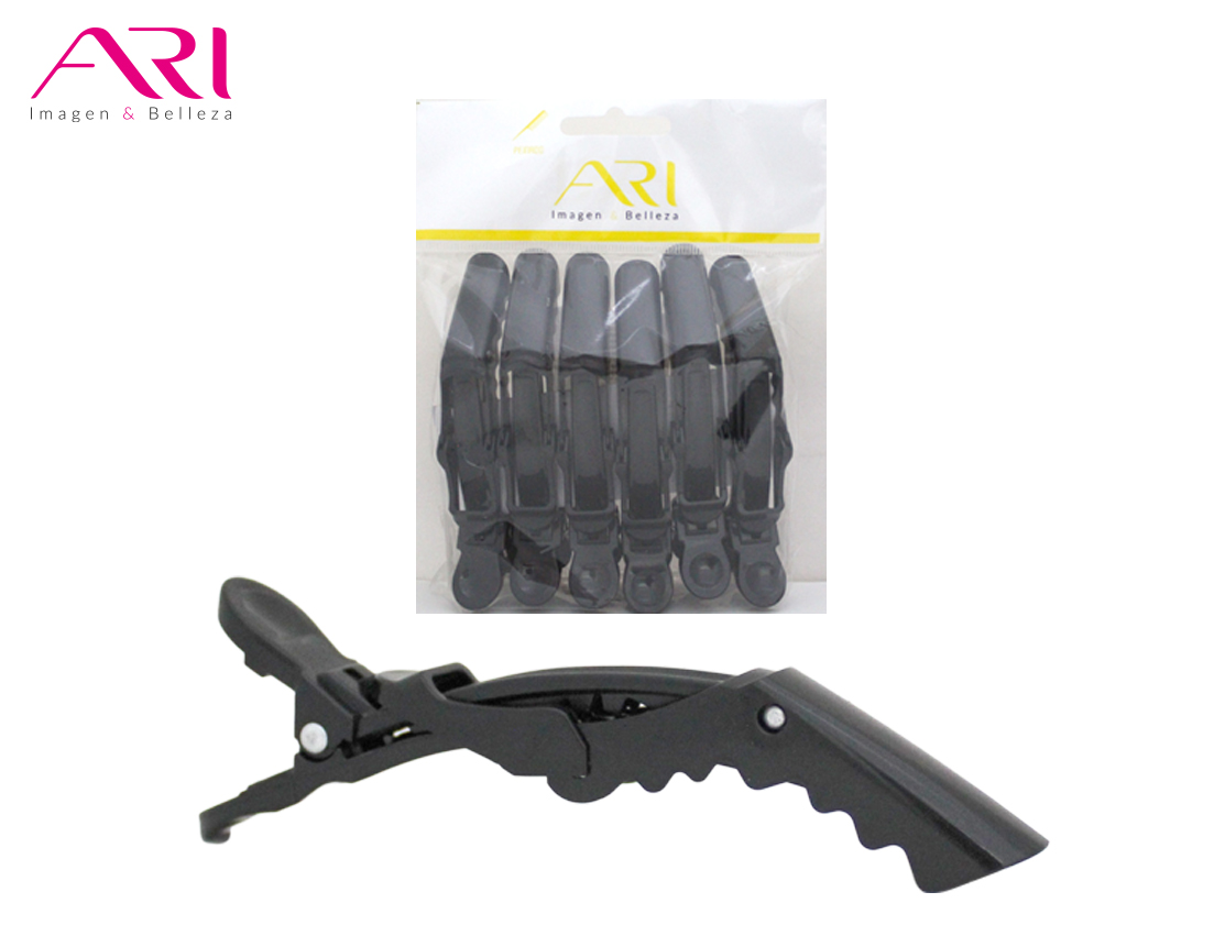 PINZA COCODRILO P/ CABELLO C/6 PZS SUR ARI CH36639