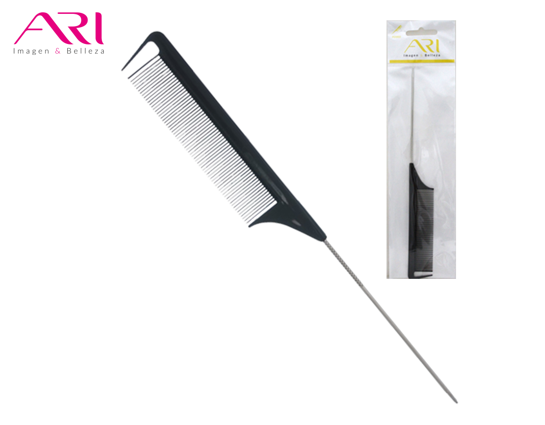 PEINE COLITA METAL C/GANCHO ARI ABS-71039