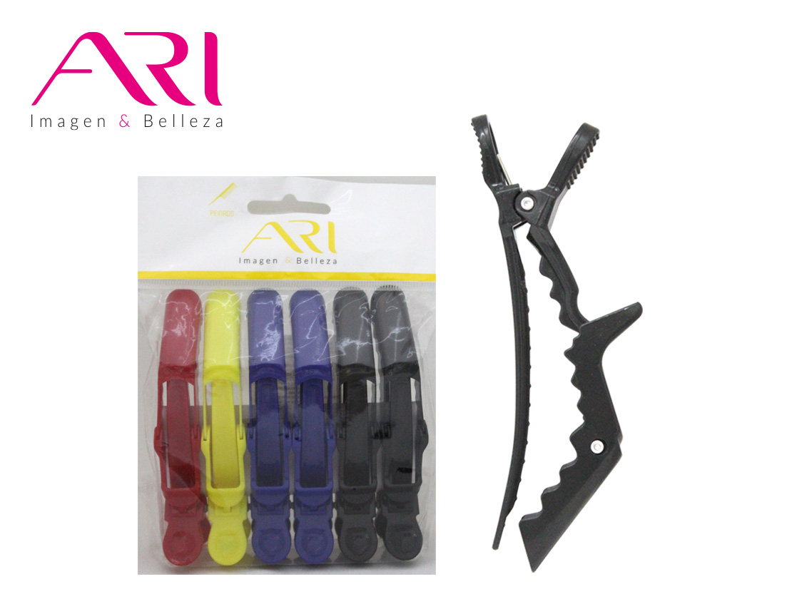 PINZA COCODRILO SURTIDA ARI C/6 PZS CH36639
