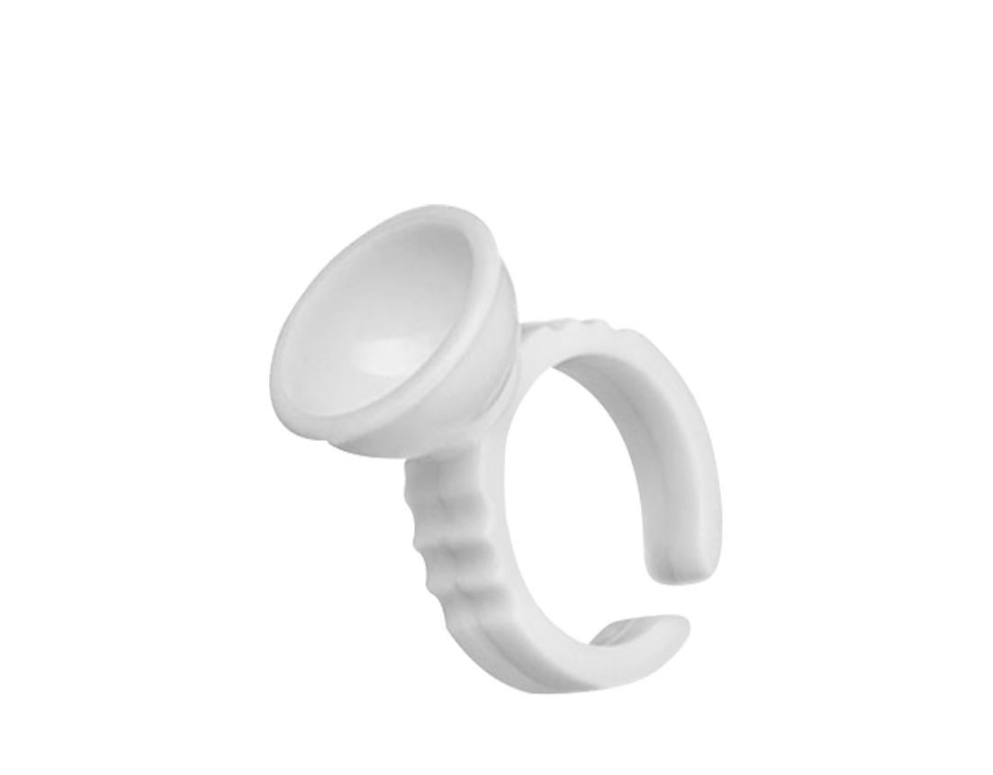 ANILLOS SIN DIVISION P/PEG D/ PESTAÑAS C/100PZS