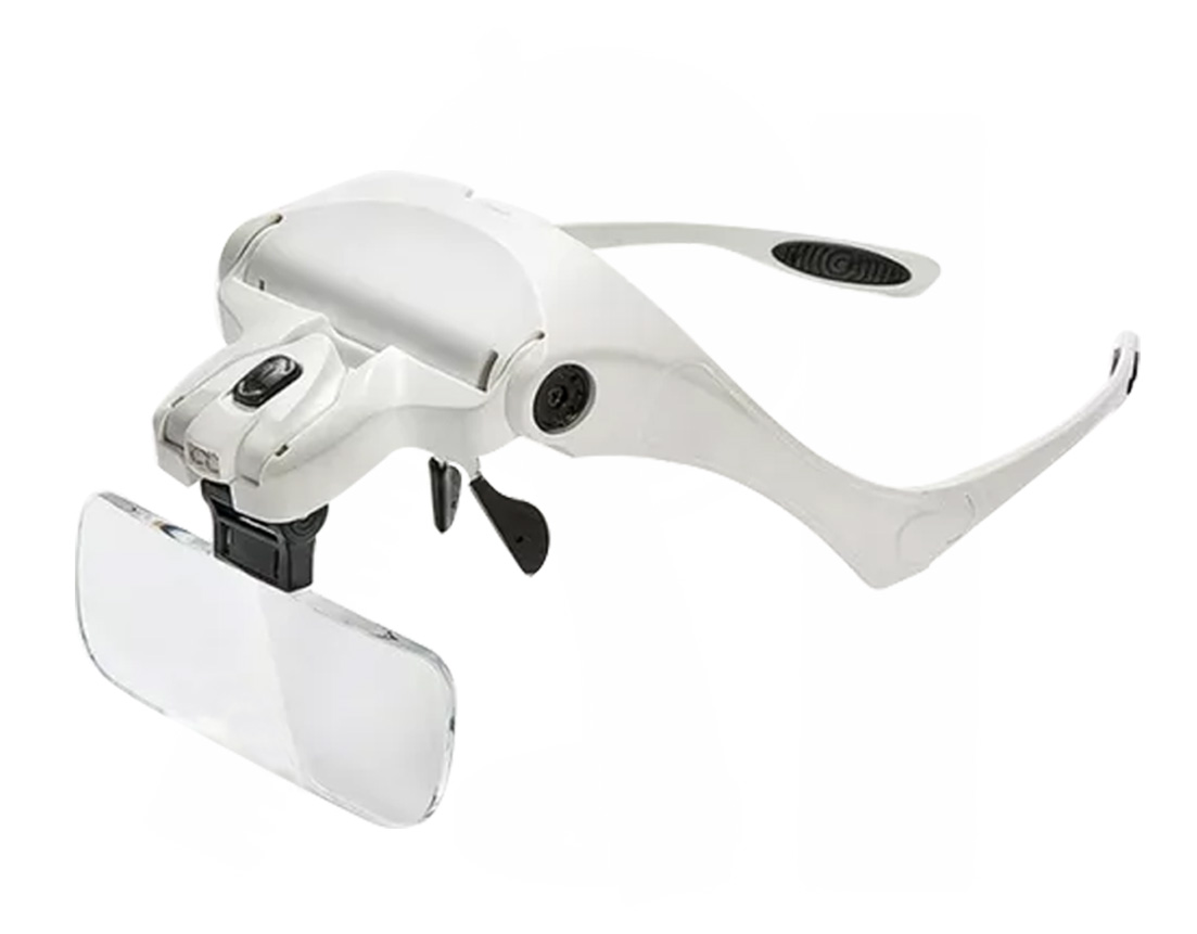 LENTES P/APLICAR EXT PESTAÑAS C/LUPA Y LUZ LED