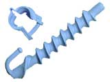 CARRETE ESPIRAL CH. AZUL C/25 PZS.