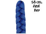 TRENZA GRUESA AZUL REY  58 CM.ARI
