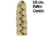 TRENZA GRUESA RUBIO CENIZO 58 CM. ARI