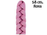 TRENZA GRUESA ROSA 58 CM. ARI