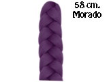 TRENZA GRUESA MORADO 58 CM ARI