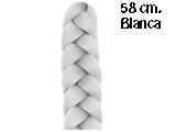 TRENZA GRUESA BLANCA 58CM ARI