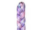 TRENZA GRUESA LILA AZUL Y ROSA 58CM ARI