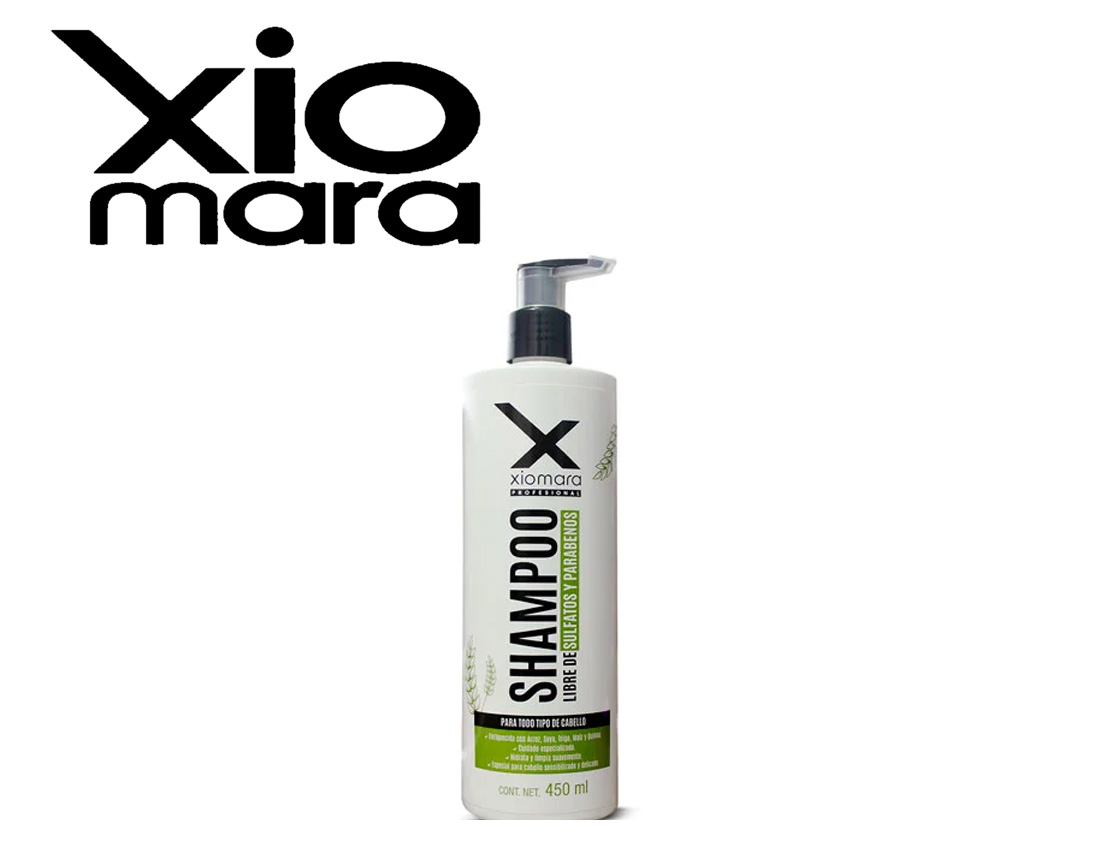 SHAMPOO LIBRE D/SULFATOS PARABENOS XIOMARA 450 ML
