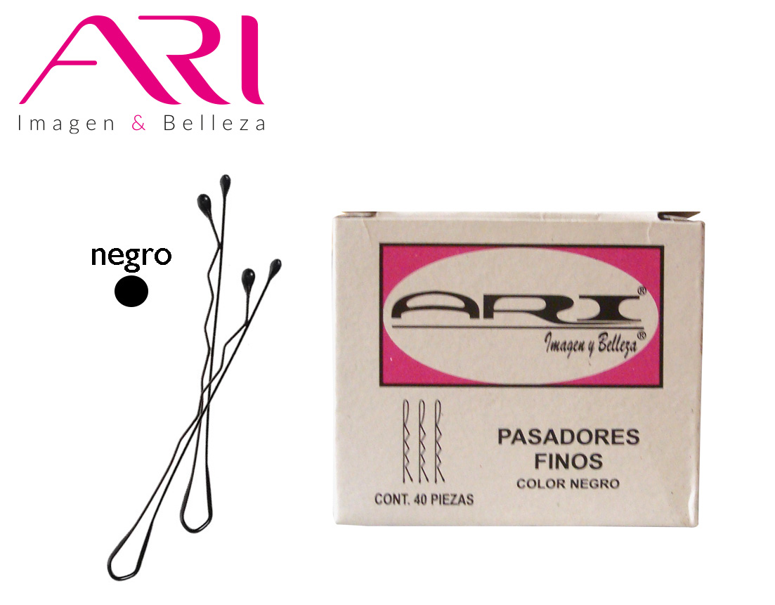 MASO PASADOR C/40 PZS NEGRO ARI