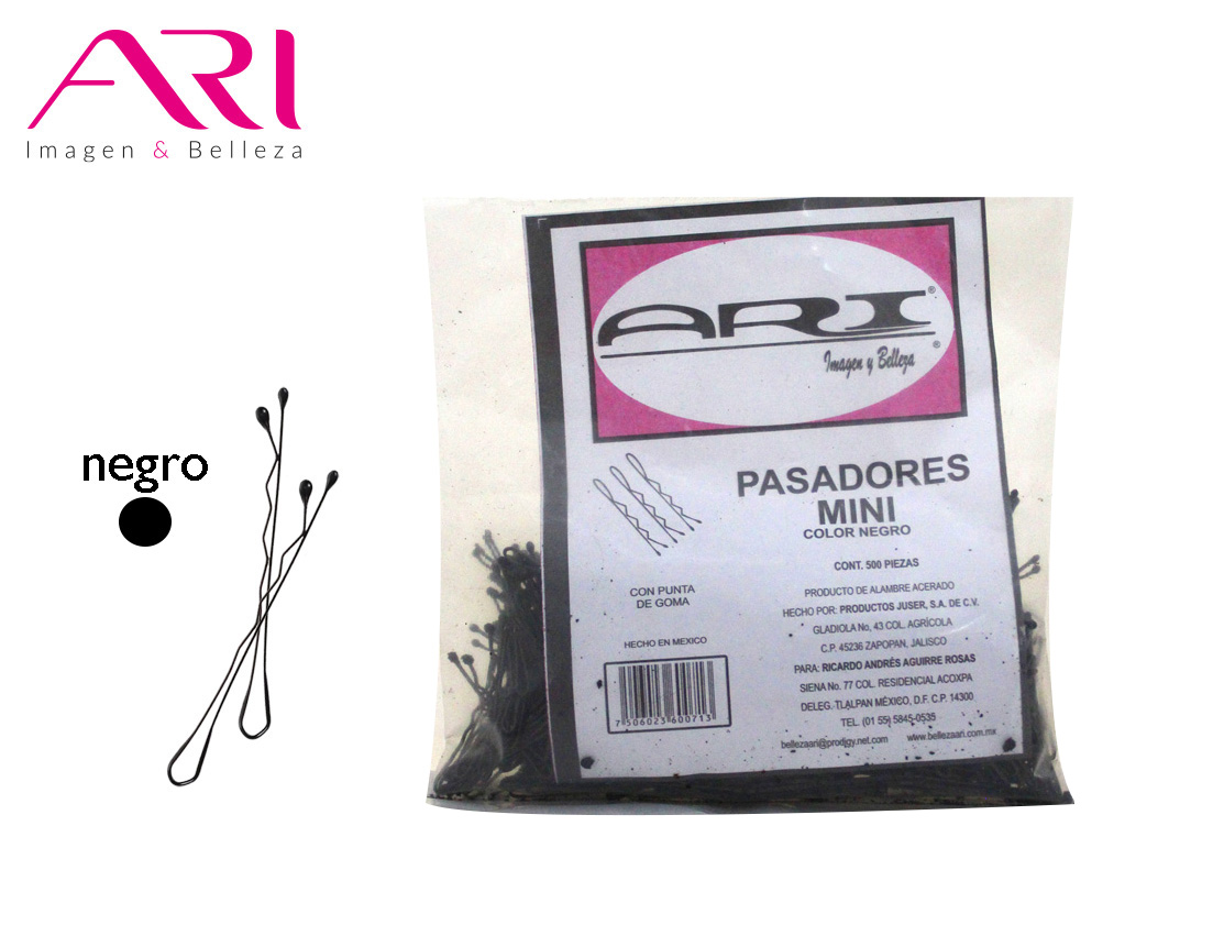 BOLSA PASADOR NEGRO MINI C/500 PZS ARI