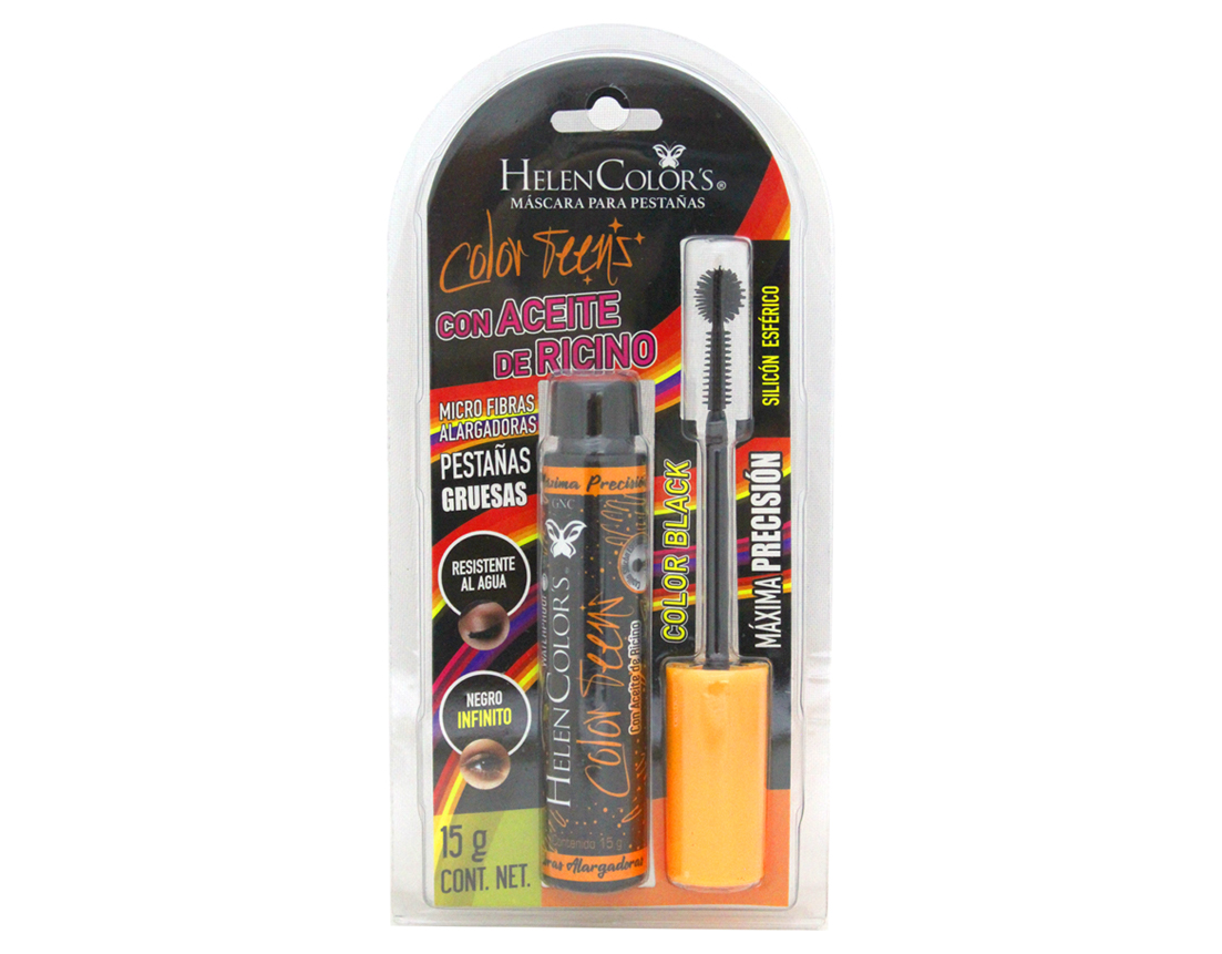 RIMEL COLOR TEENS HELEN C/ACEITE D/ RICINO15 GRS
