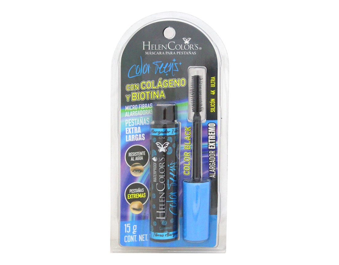 RIMEL COLOR TEENS HELEN COLAGENO Y BIOTINA15 GRS