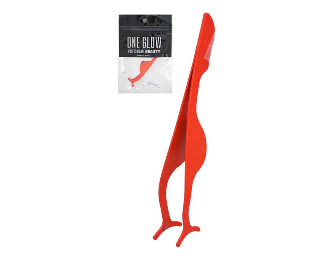 PINZA P/PESTAÑAS D/TIRA COLORES ONE GLOW BE7807-8