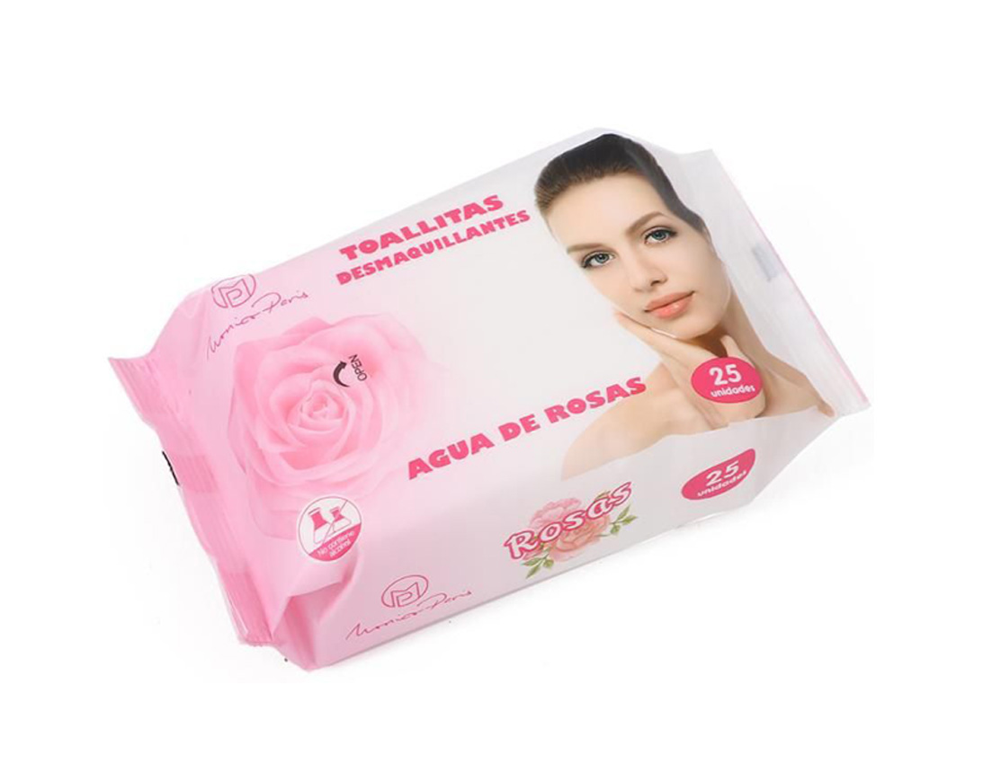 TOALLITAS DESM AROMA ROSAS C/25 PZ 99061