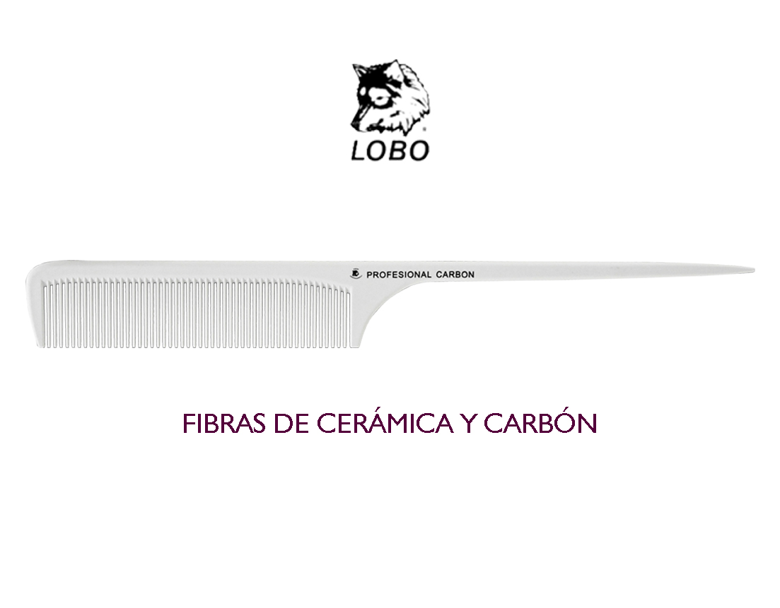 PEINE BCO COLITA CERAMICA CARBON  PE-70539