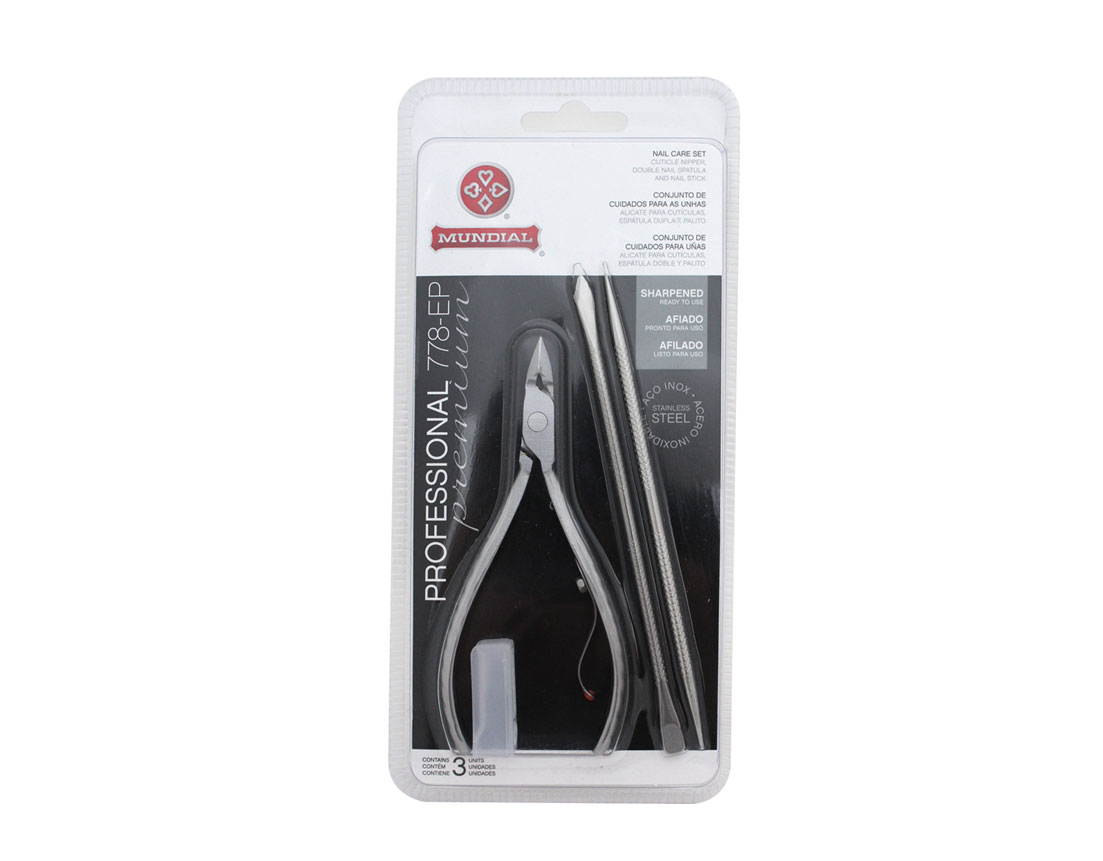 ALICATE MAN Y JGO BISTURI ACERO INOX MUND 778-EP