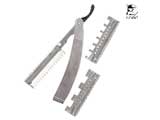PORTA NAV. MET. C/3 PEINES D/PLASTICO 1066-03
