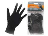 GUANTE NEGRO GR 1 PAR LATEX  1439-G