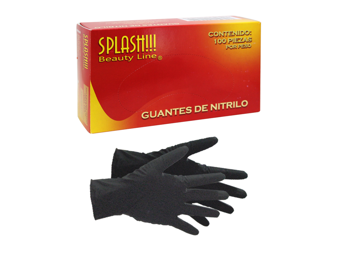 GUANTE NITRILO CH S/TALCO C/100  SPLASH 1447-CH
