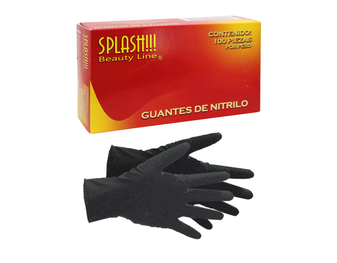 GUANTE NITRILO MD S/TALCO C/100 SPLASH 1447-MD