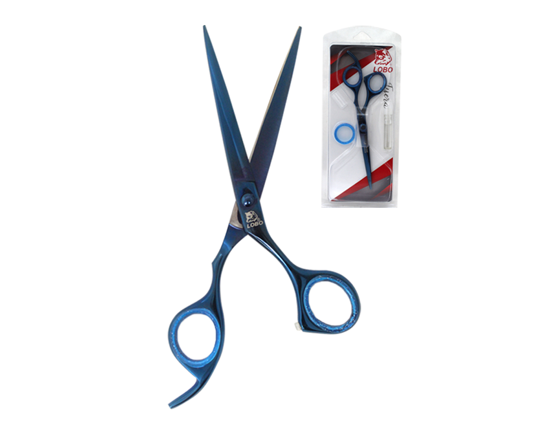 TIJ PELUQUERO FILO NAV C/ACEITE AZUL 7 LOB 1834-00