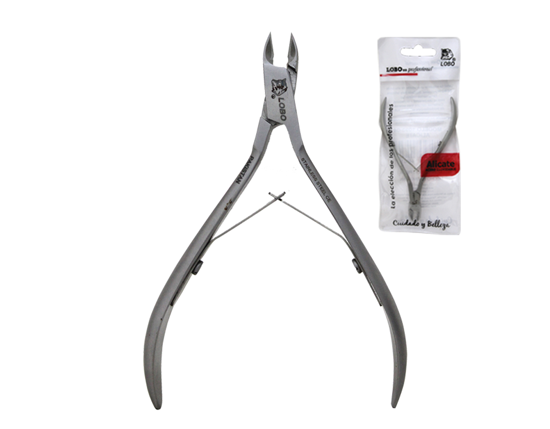 ALICATE MAN CURVO CABEZA RECTO PLATA 4.25" 1093-04