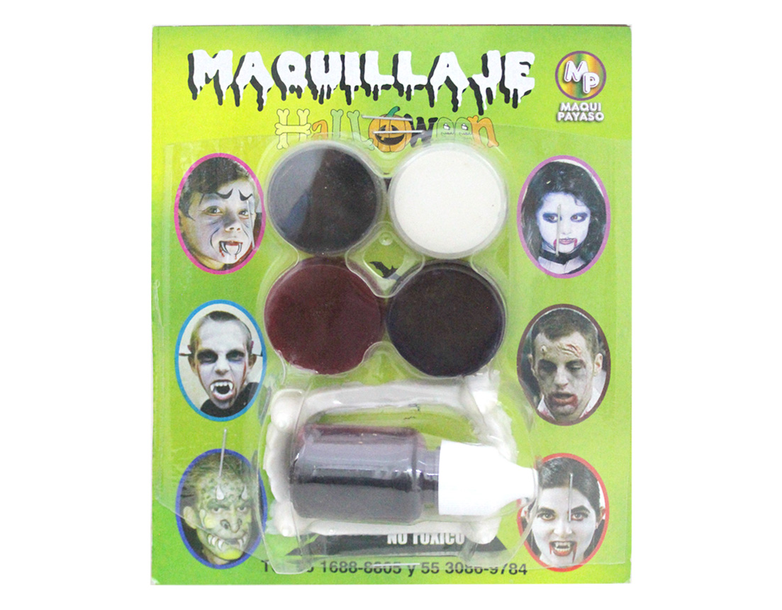 MAQ HALLOWEEN 4 PASTILLAS COLMILLOS Y SANGRE