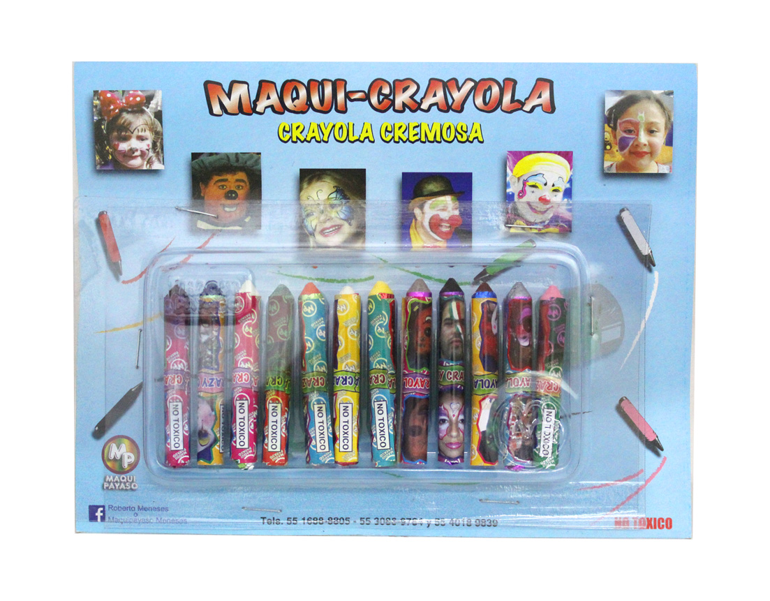 MAQ HALLOWEEN CRAYOLA C/12 PZAS