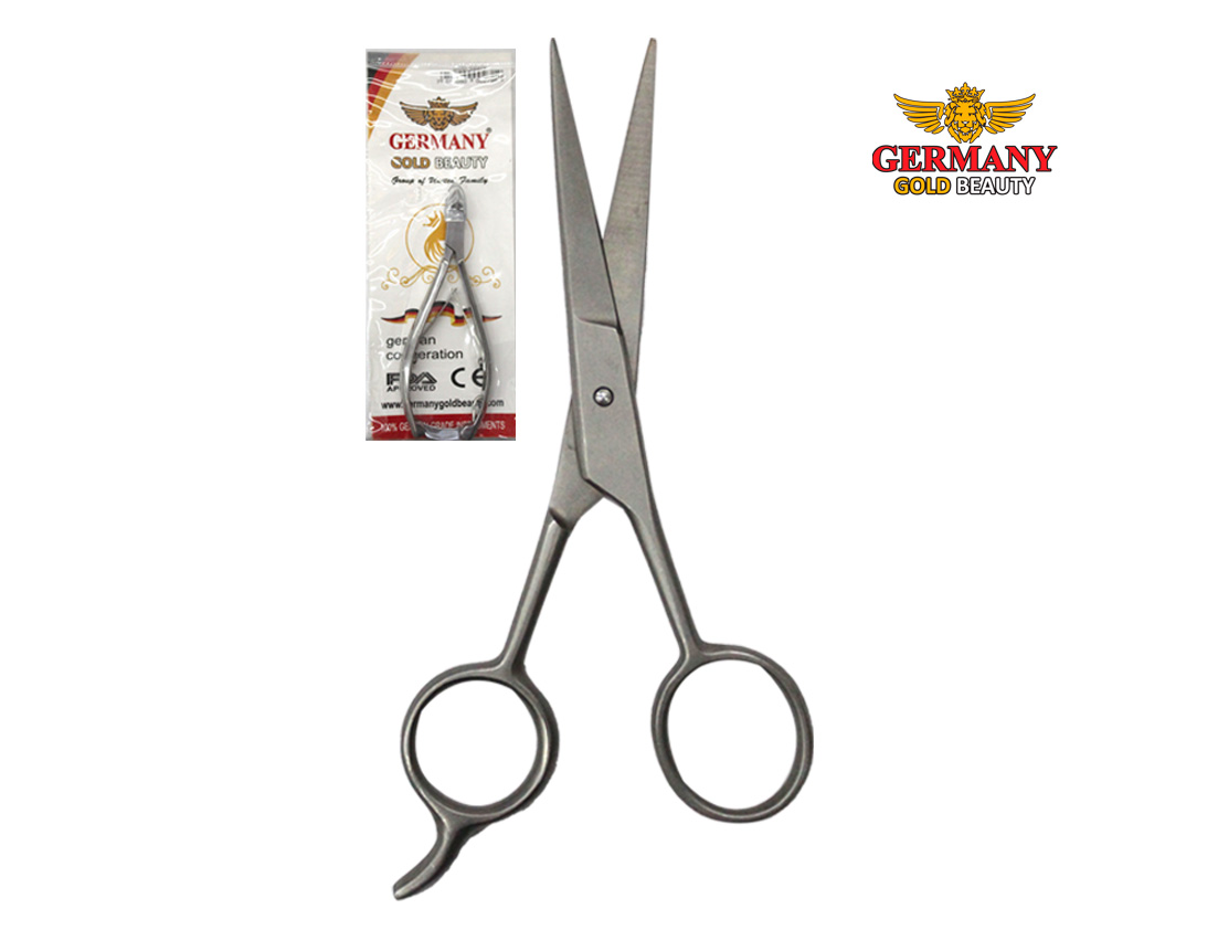 TIJERA MICRODENTADA GRIS SATIN 5.5"   MD-4001