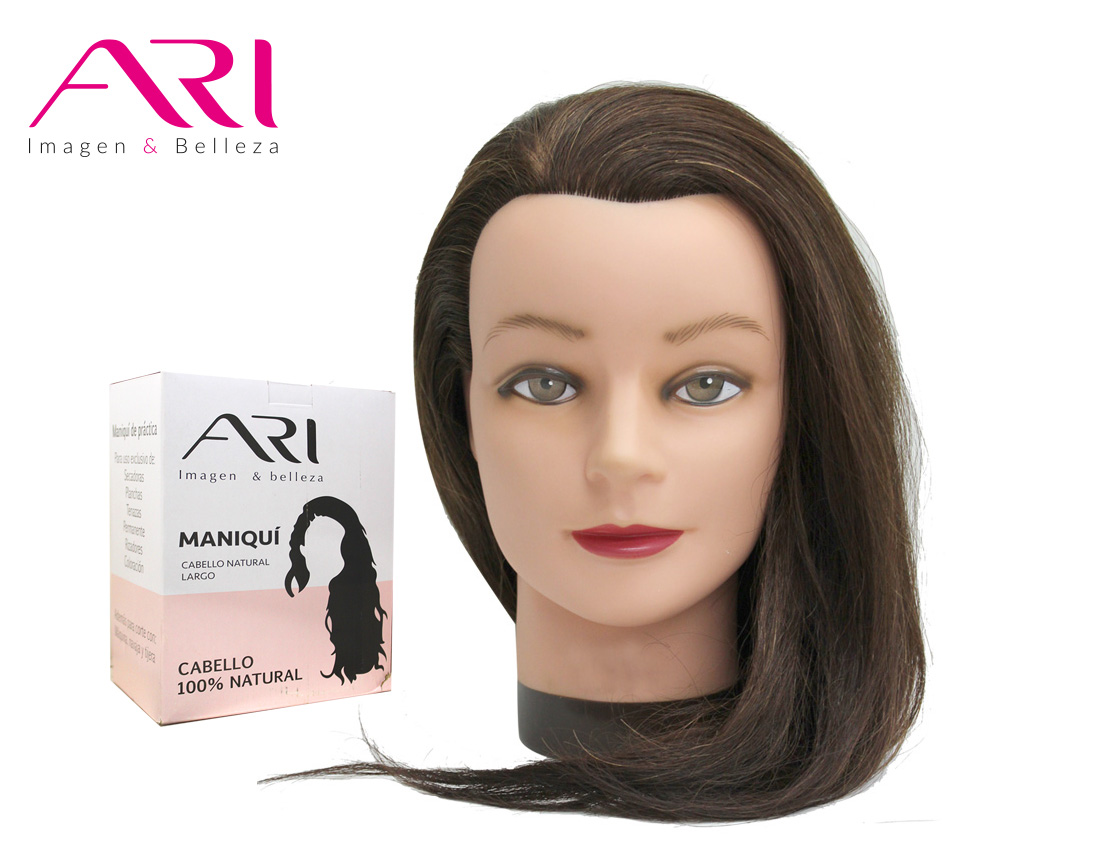 MANIQUI CABELLO 100% NATURAL LARGO 20" ARI