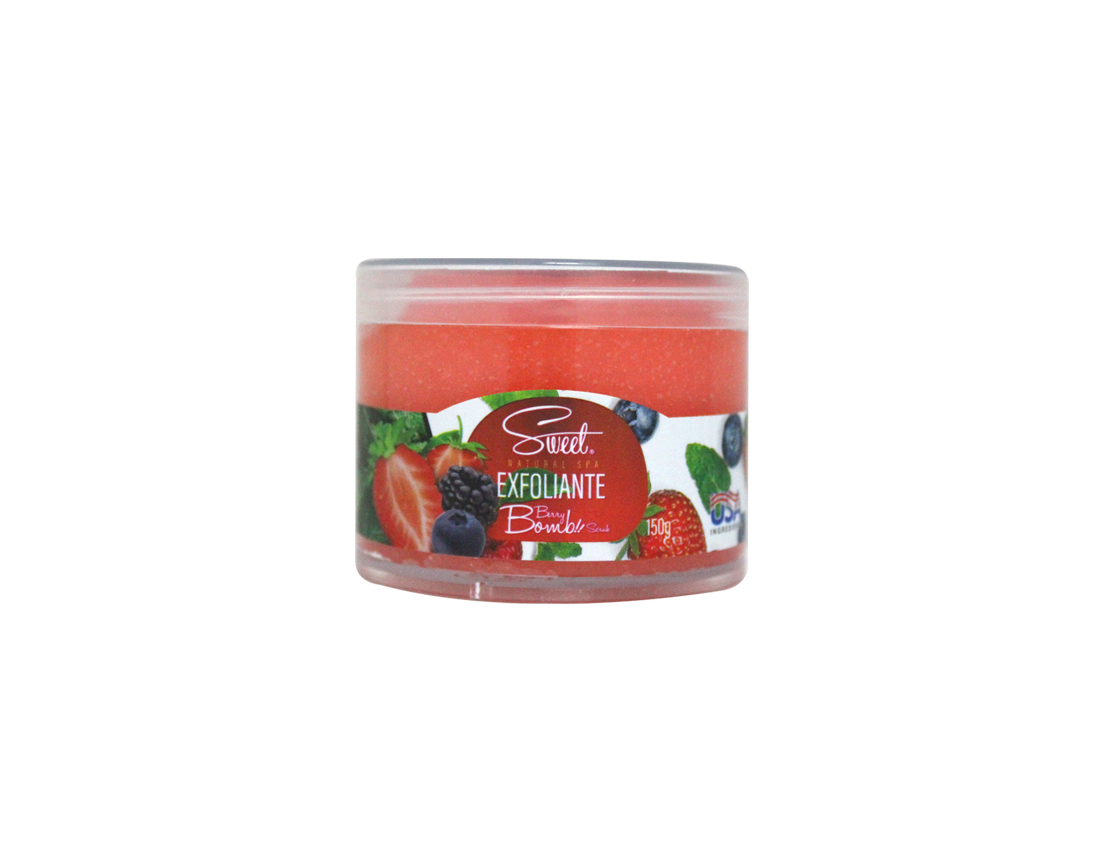 SWEET SPA GEL EXFOLIANTE 150GR BERRY BOMB SWSEB1