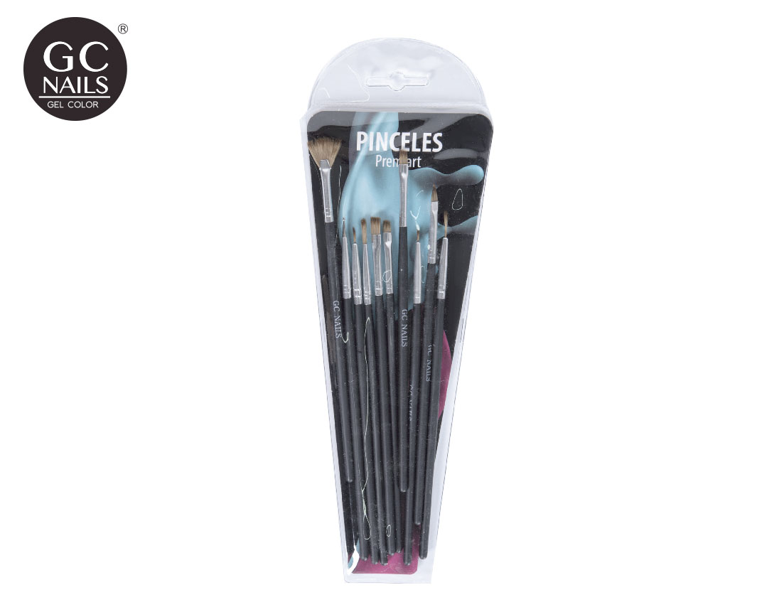 GC PINCEL PREMIART MANO ALZADA 10 PZAS. PPM10