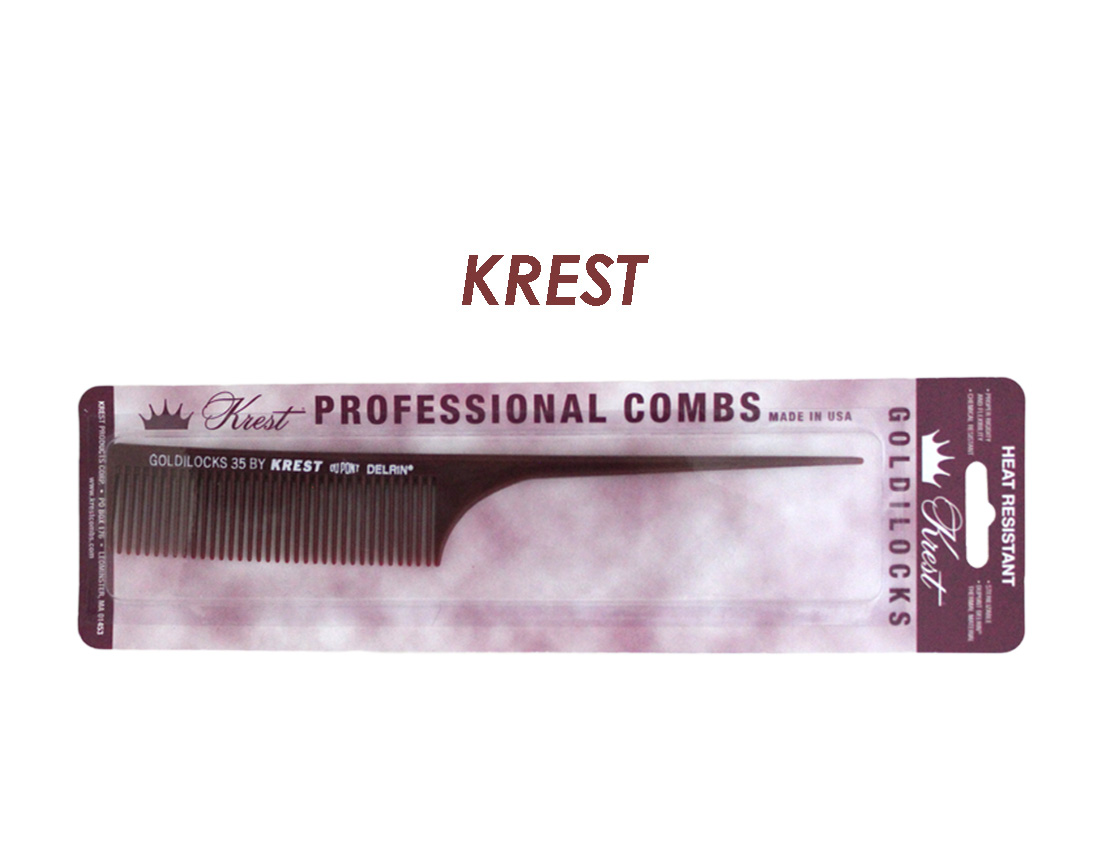 PEINE COLITA KREST D/ LARGO Y ESPACIADO VINO G35