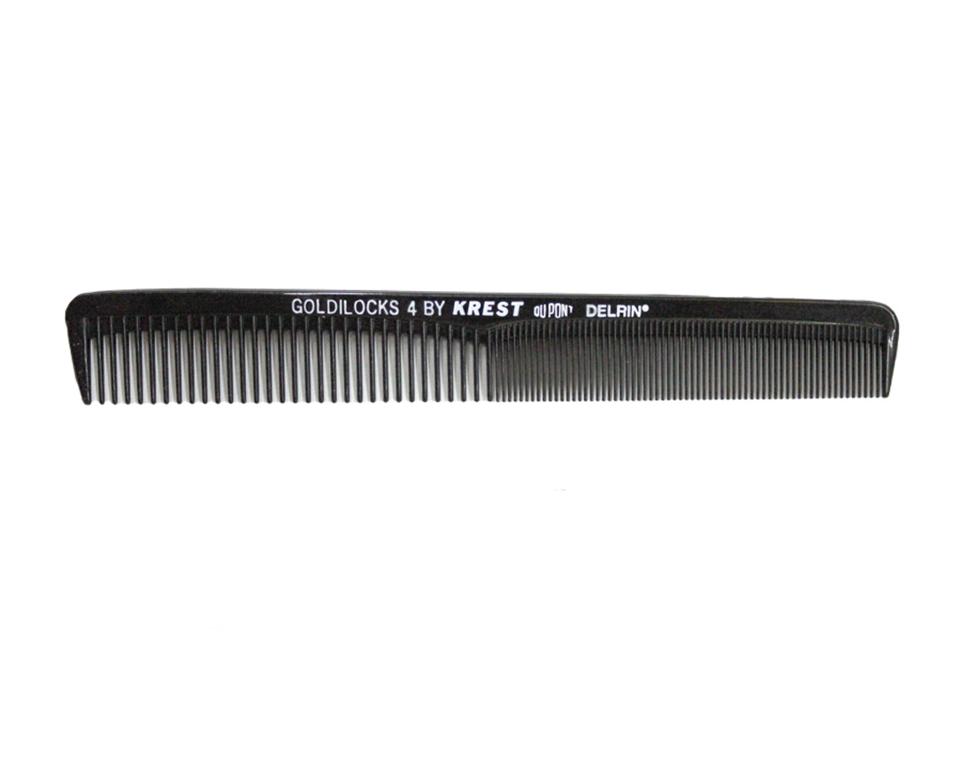 PEINE NUMERADO KREST NEGRO # 4 C/12PZS G4/BLK