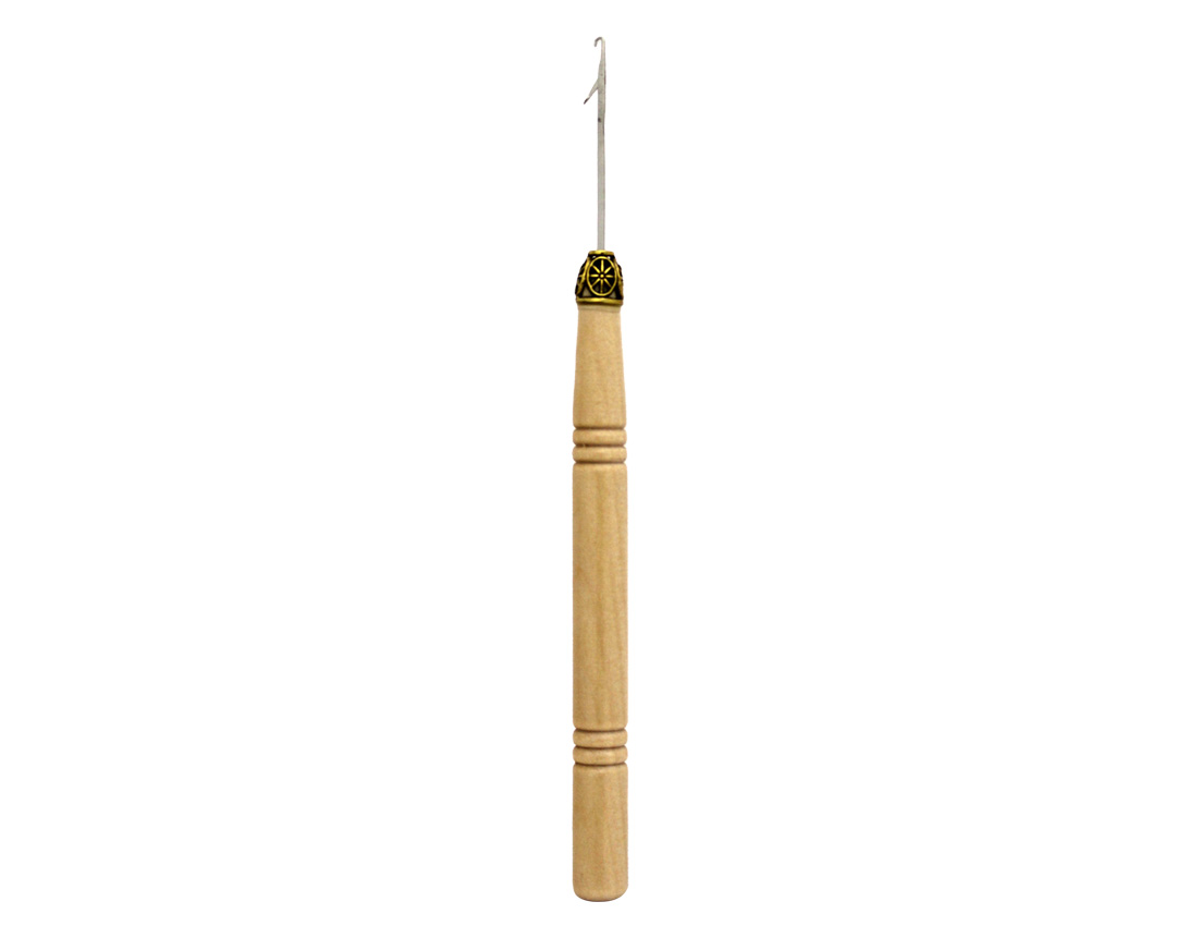 GANCHO P/EXTENSIONES ECO MANGO MADERA